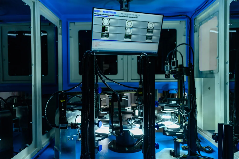 Automated optical inspection equipment at Boerjing